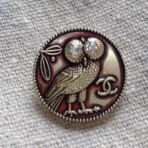 Rare Owl Chanel Buttons (2)